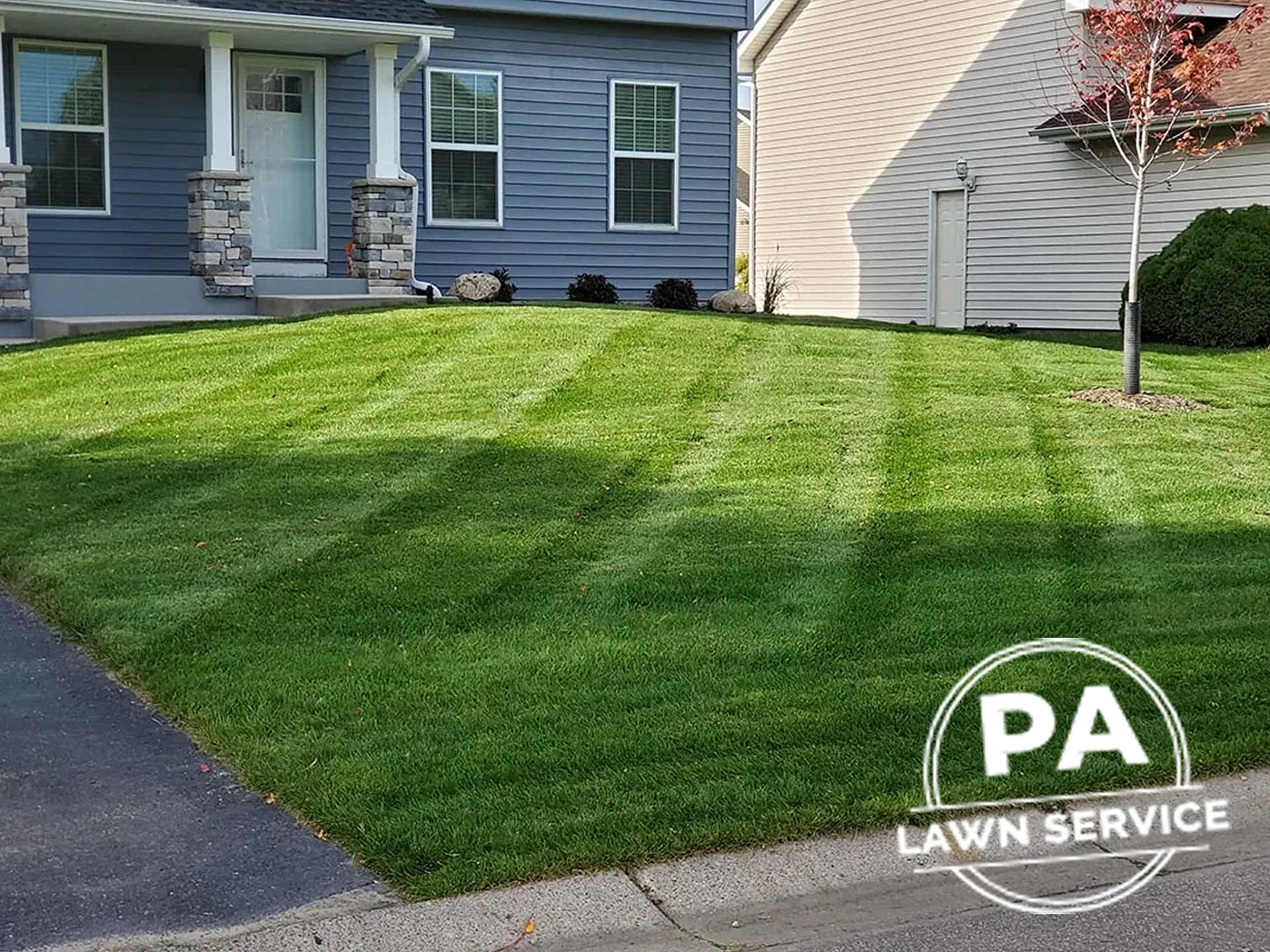 PA Lawn Service team with equipment