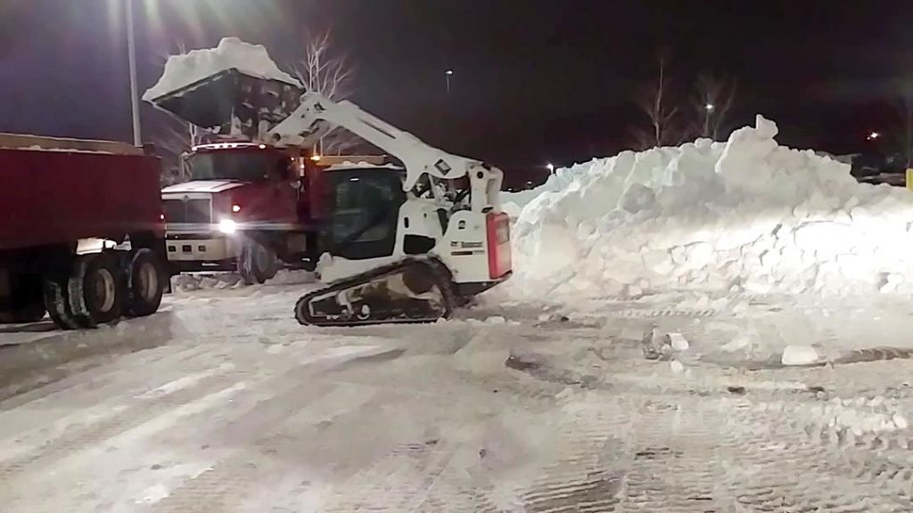 Commercial snow relocation